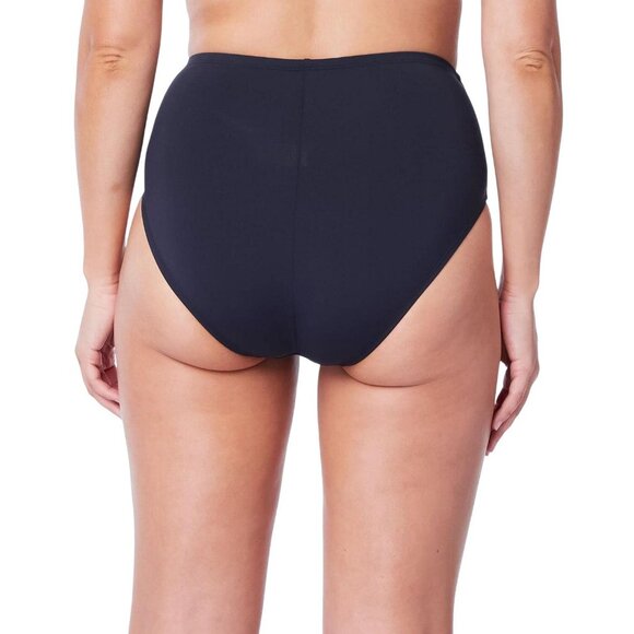 NWT Bleu Rod Beattie Womens Kore High-Waist Bikini Bottom RBKK00924 Black 12 - Picture 2 of 7